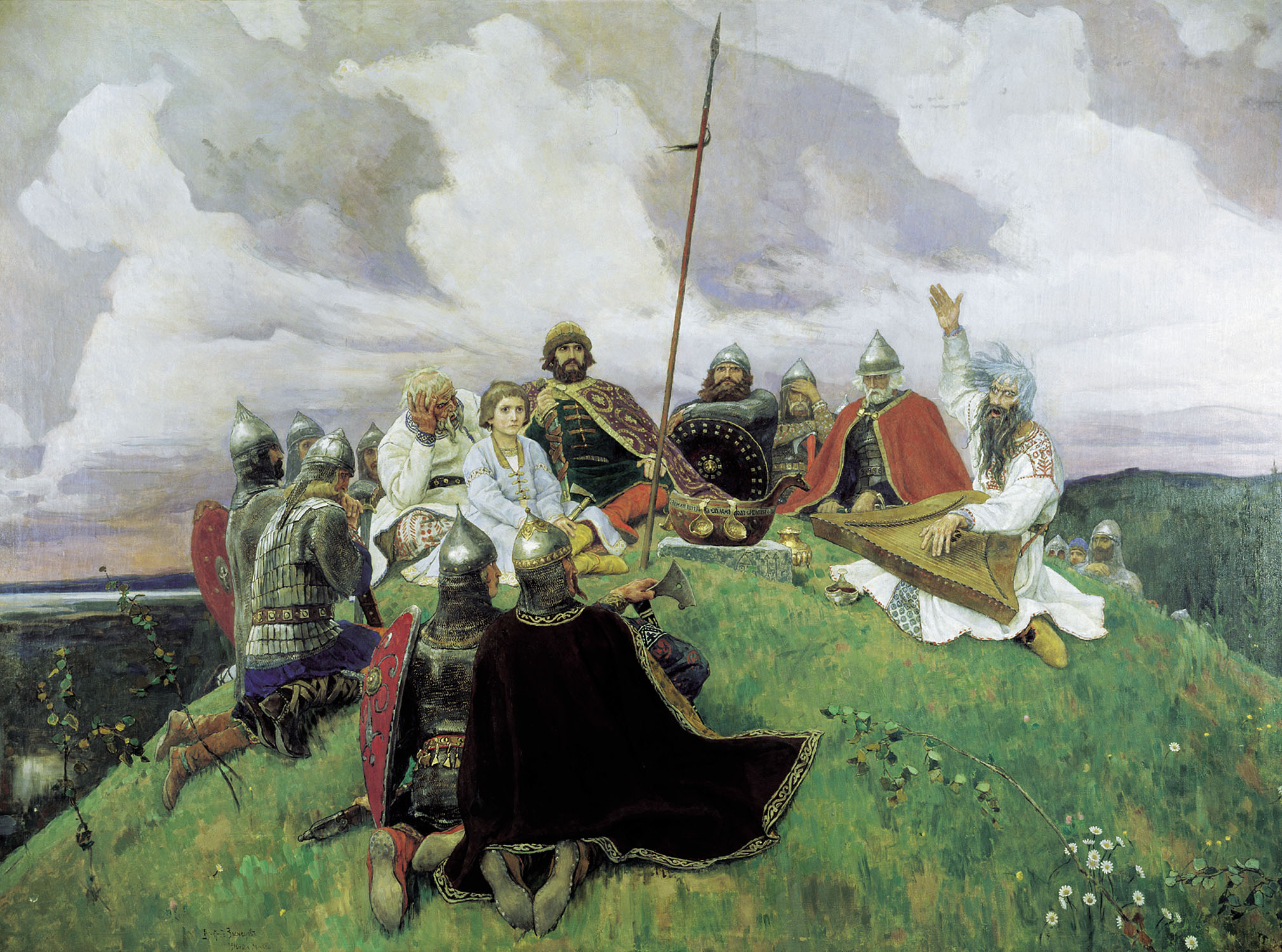 Васнецов В.. Баян. 1910