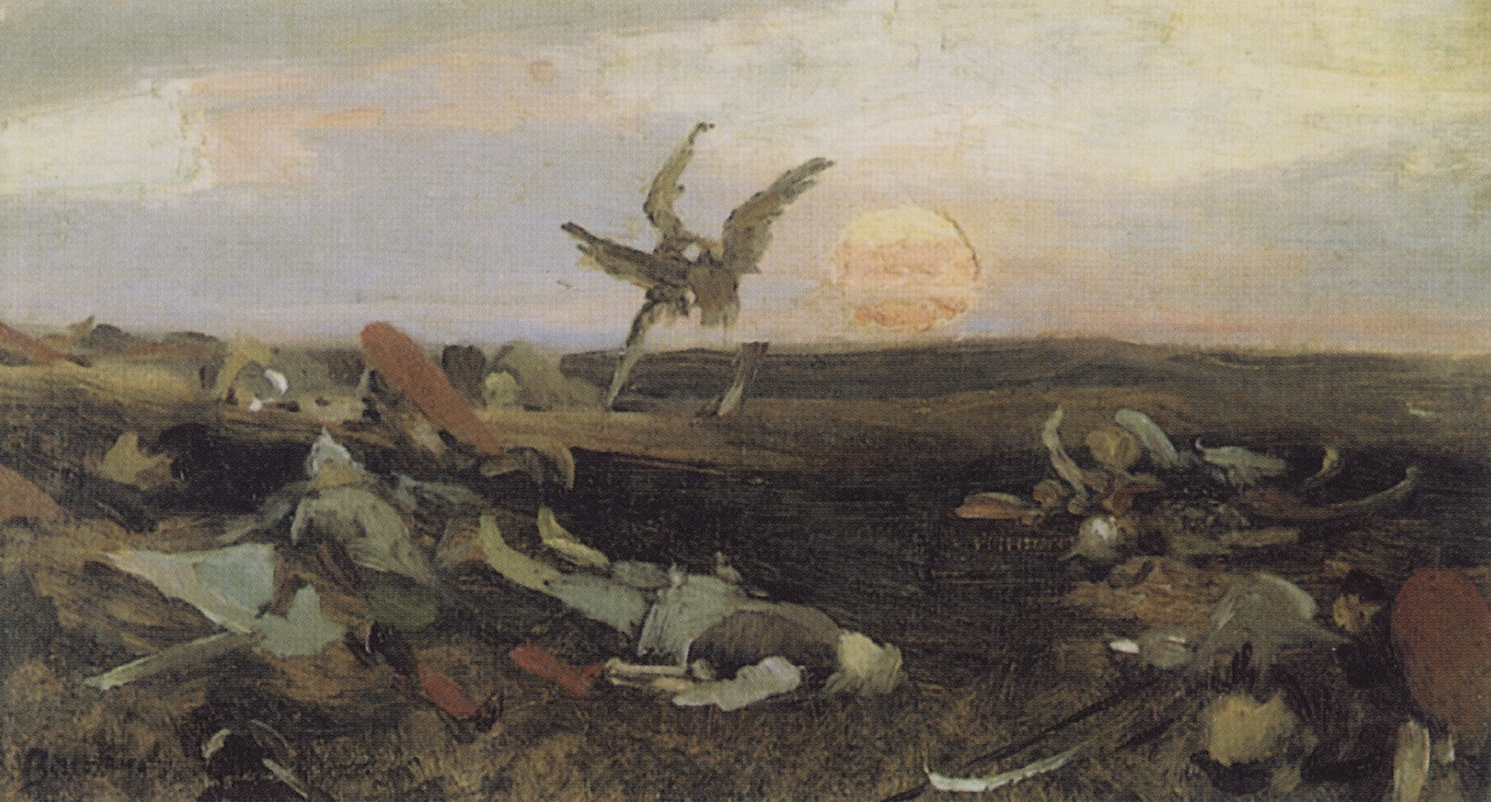 Васнецов В.. После побоища Игоря Святославича с половцами. 1878