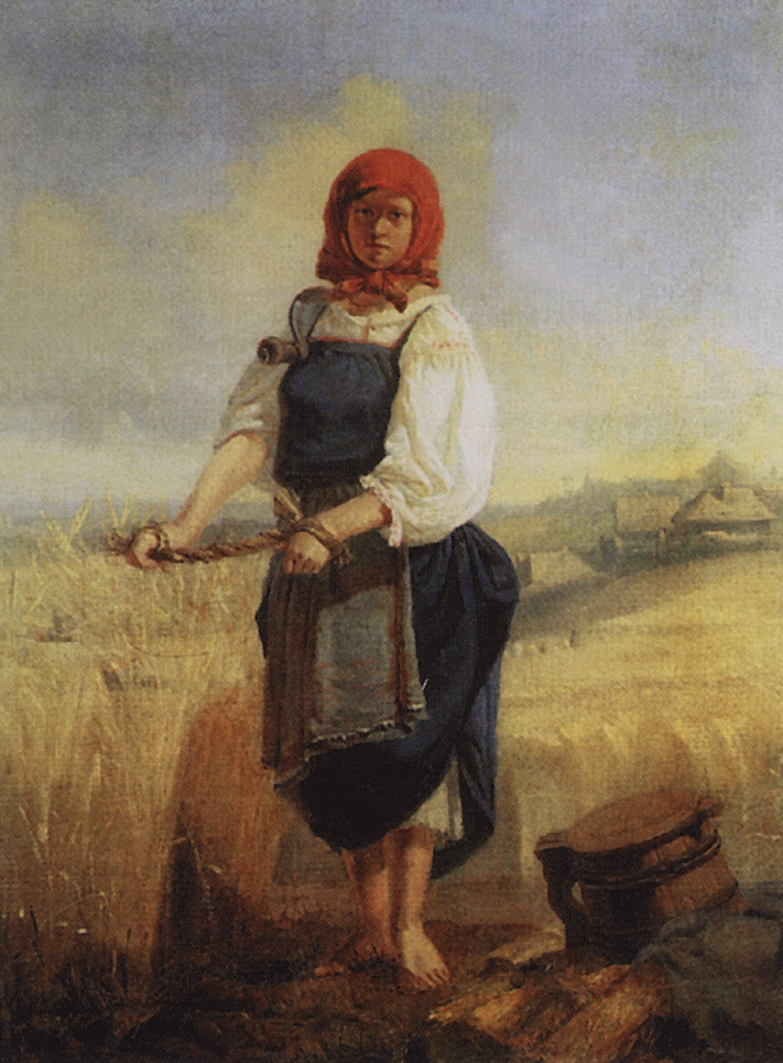Васнецов В.. Жница. 1867