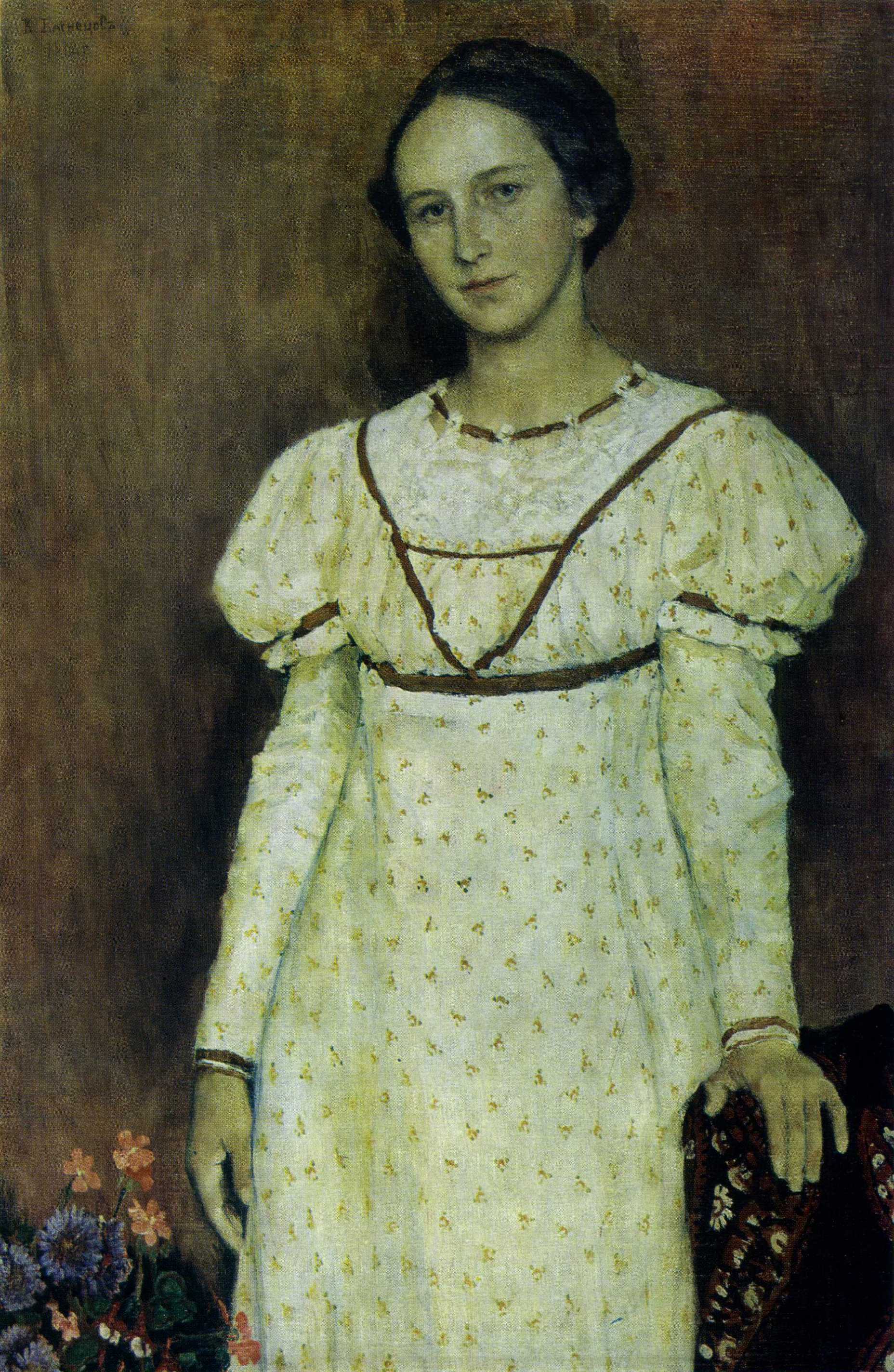 Васнецов В.. Портрет Ольги Полетаевой. 1912