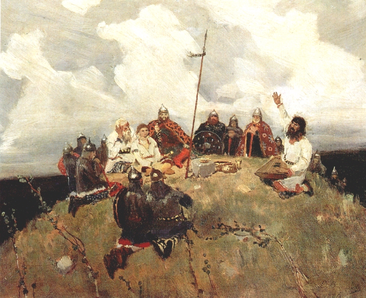 Васнецов В.. Баян. 1880