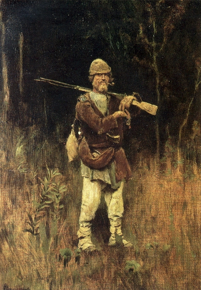 Васнецов В.. Савка-охотник. 1889