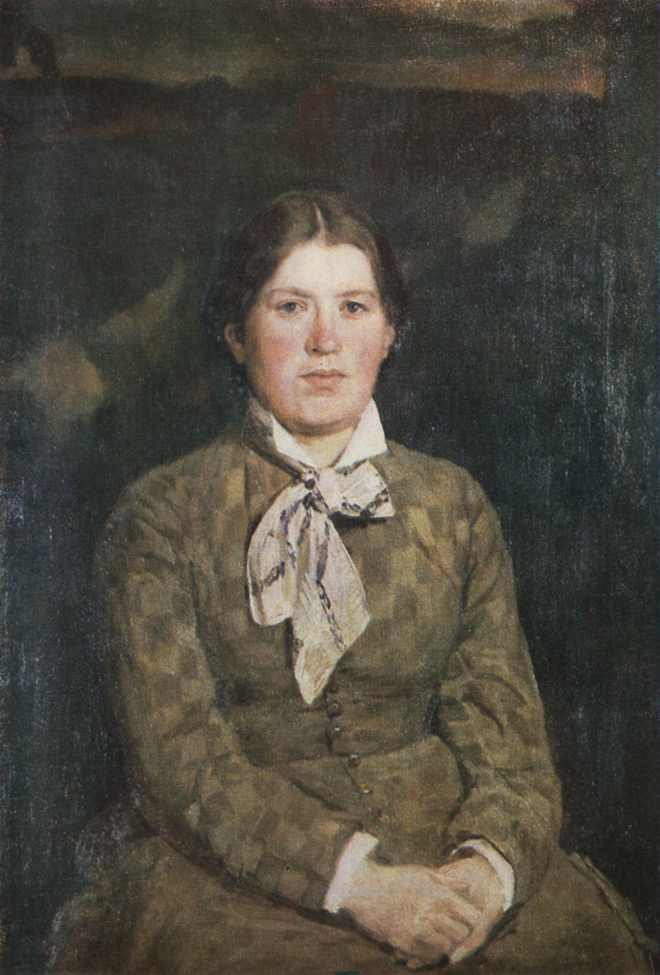 Васнецов В.. Портрет А.В.Васнецовой, жены художника. 1878