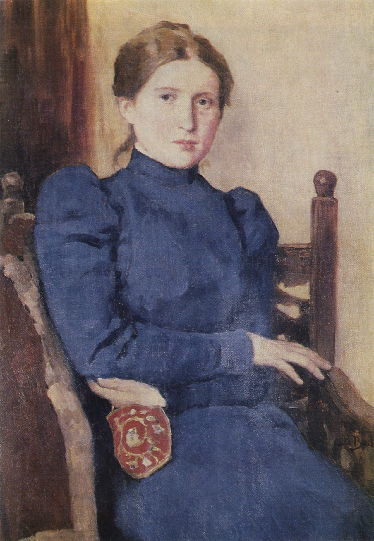 Васнецов В.. Портрет Т.В.Васнецовой. 1901