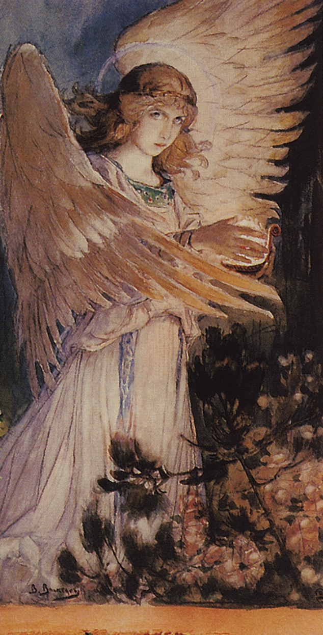 Васнецов В.. Ангел с лампой. 1885-1896