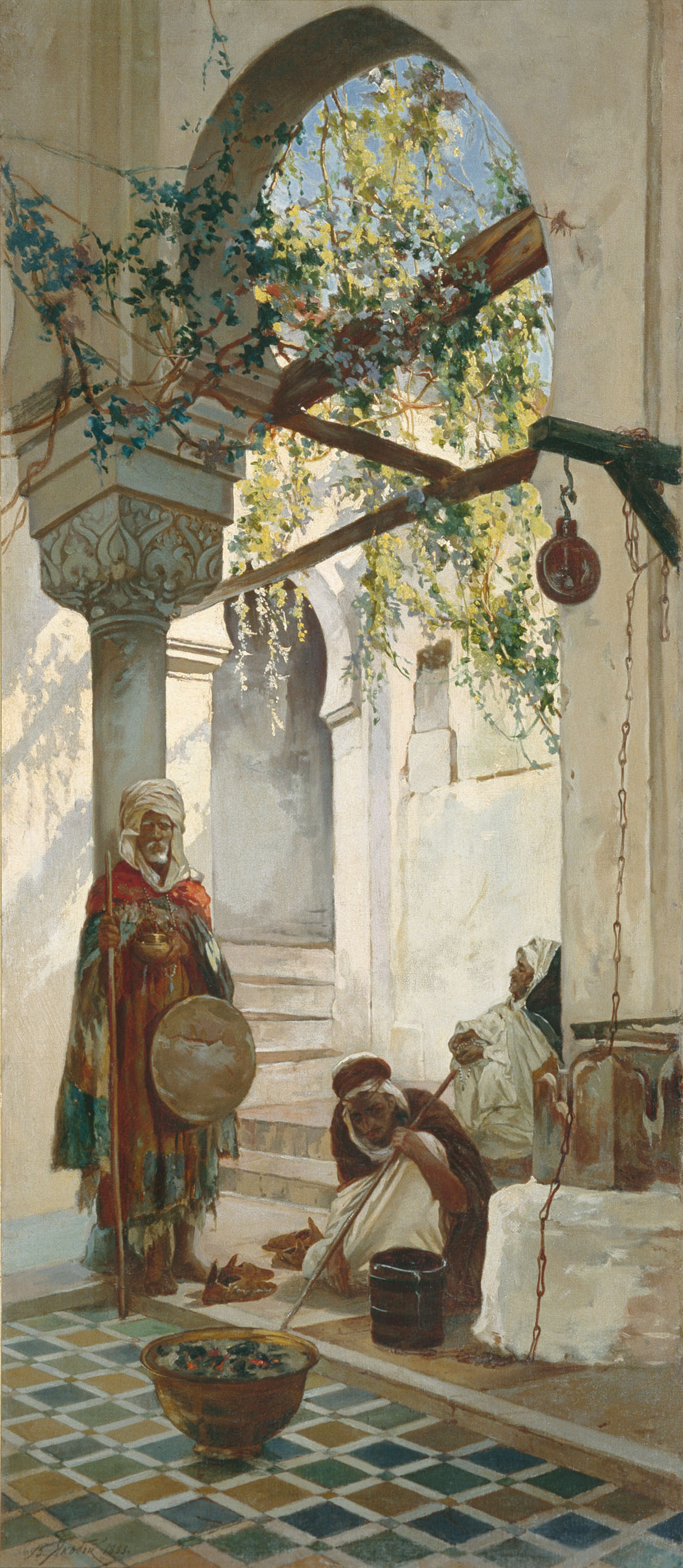 Якоби. У входа в мечеть. 1883