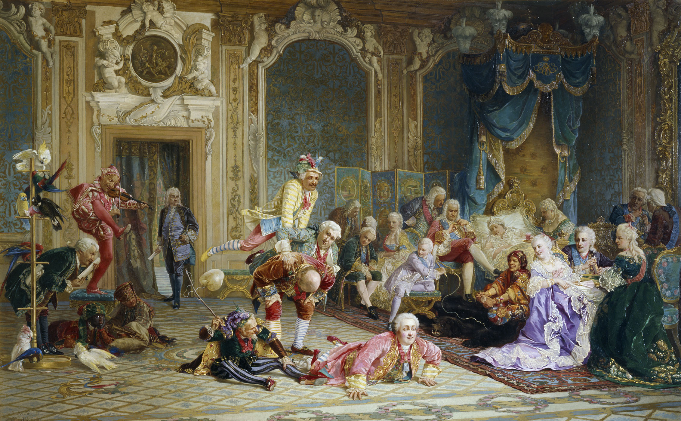 Якоби. Шуты при дворе императрицы Анны Иоанновны. 1872