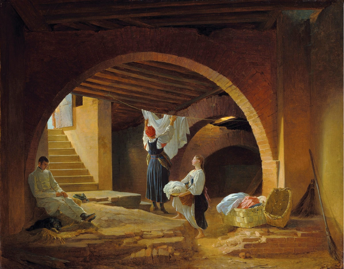 Басин. Чердак здания Академии художеств. Около 1831