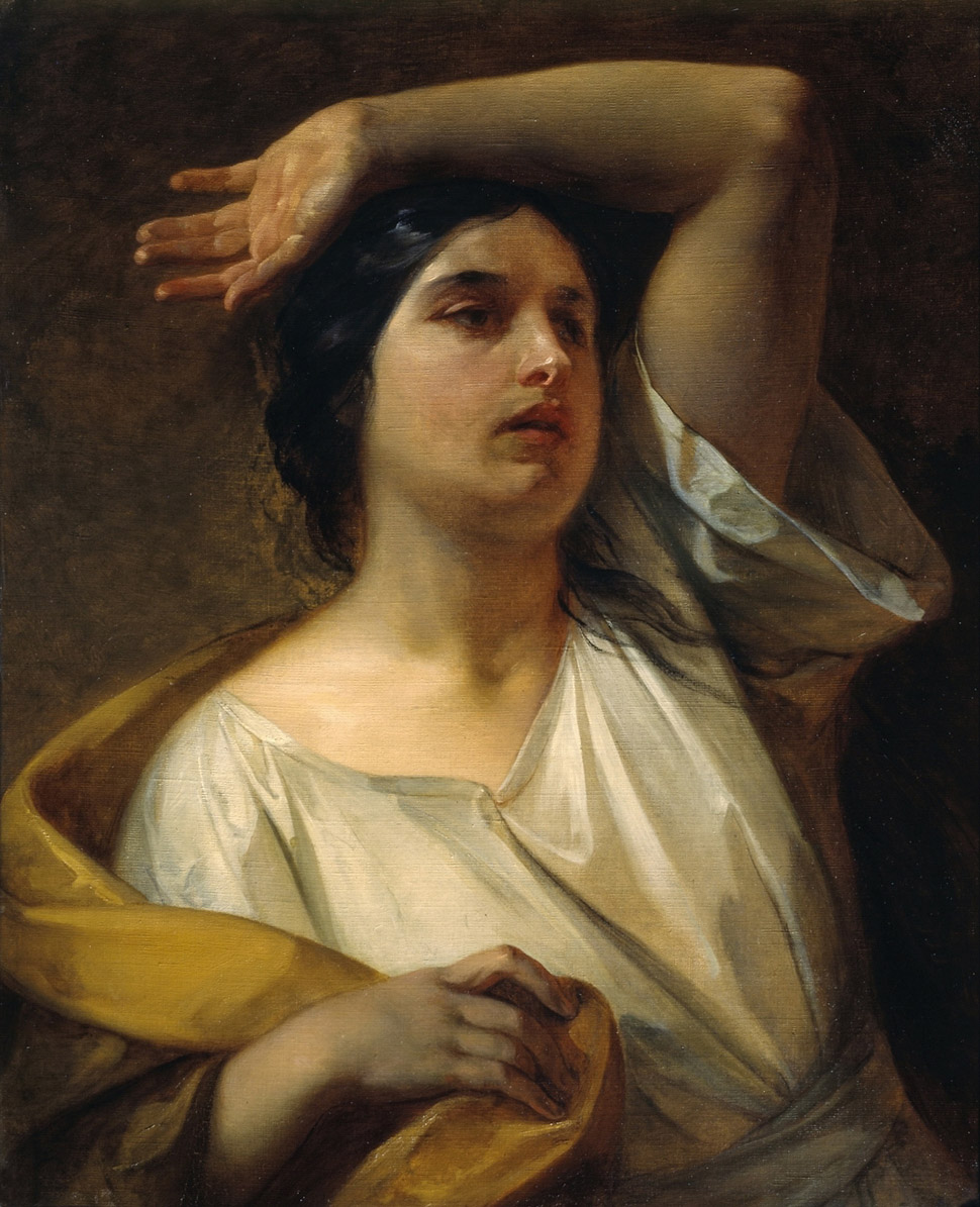 Басин. Женщина с поднятой рукой. 1843