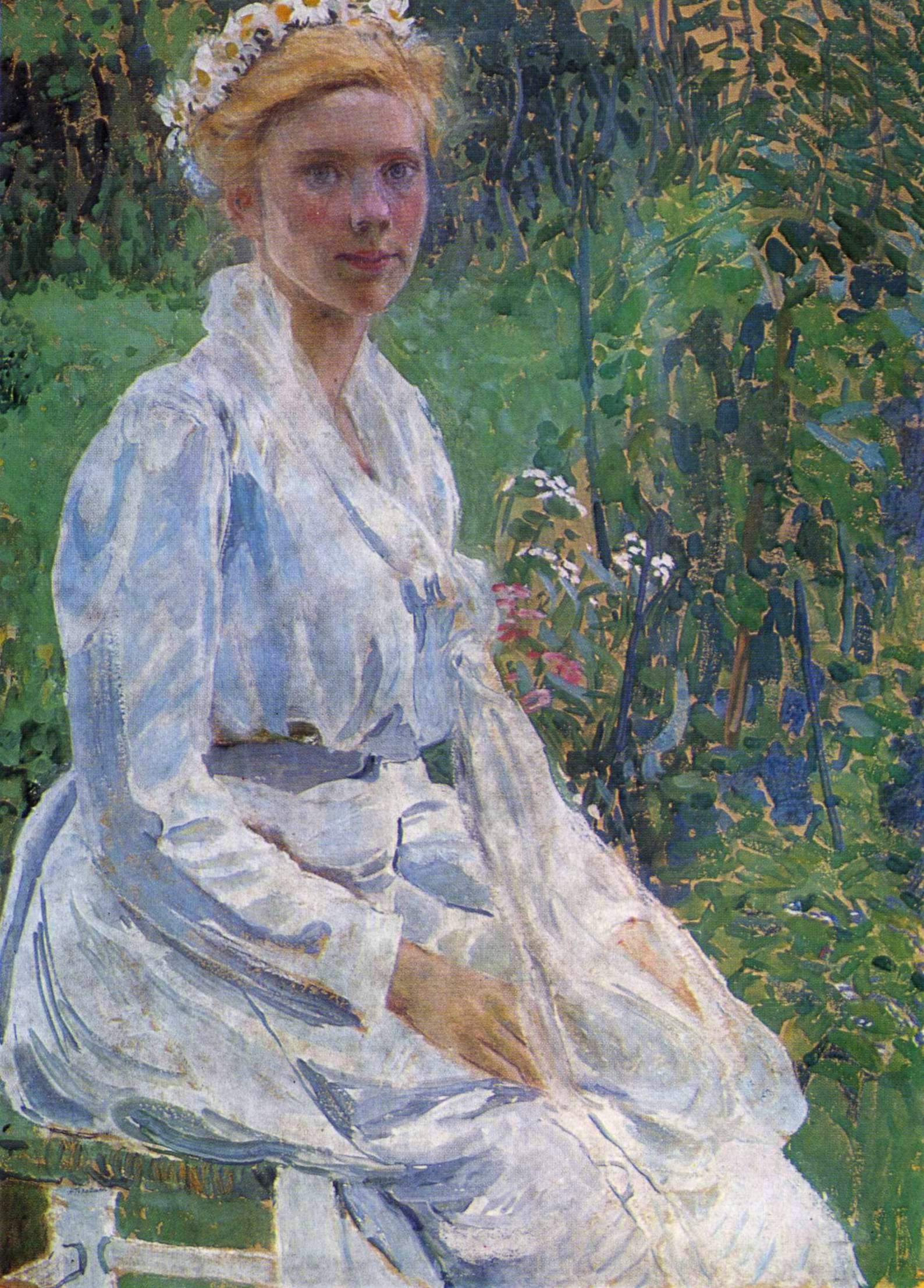 Головин. Финская девушка. 1908