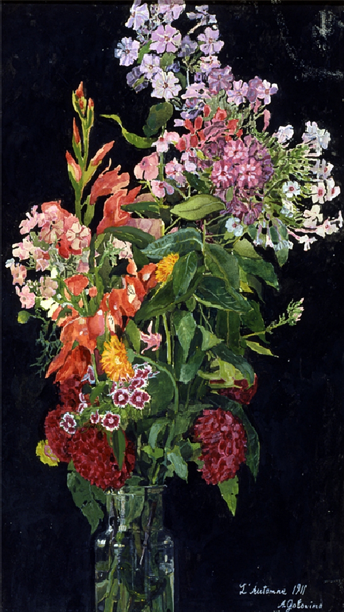 Головин. Цветы. 1911