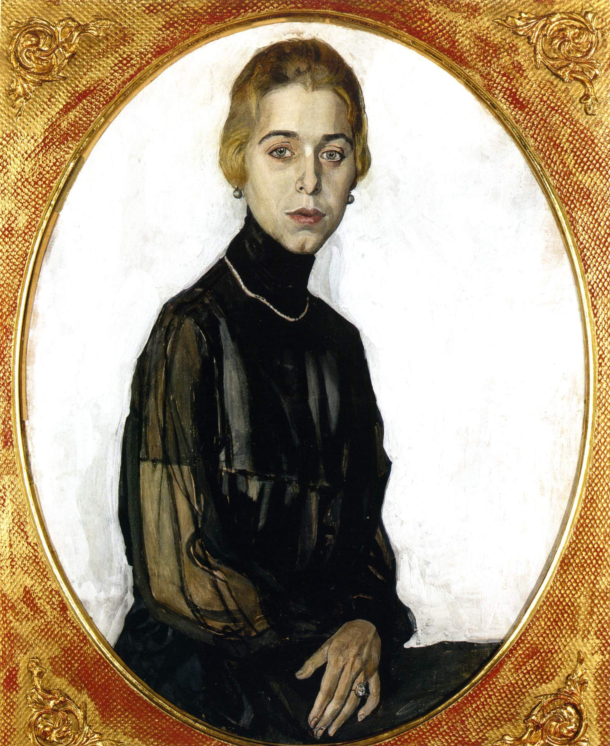 Головин. Портрет П.А. Беркман . Около 1917
