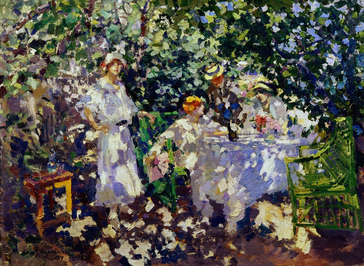 Коровин К.. В саду. Гурзуф. 1914