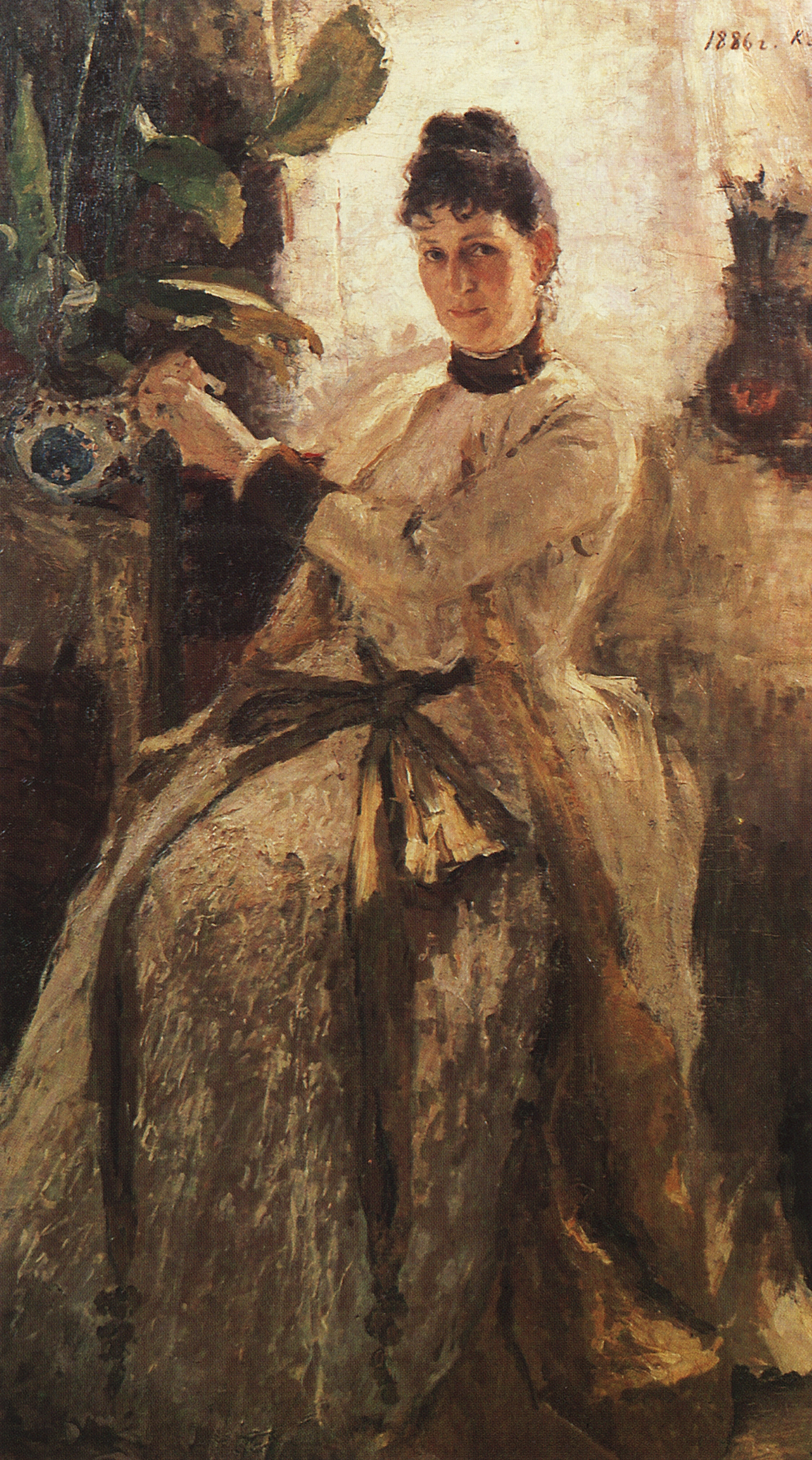 Коровин К.. Портрет С.Н.Голицыной. 1886