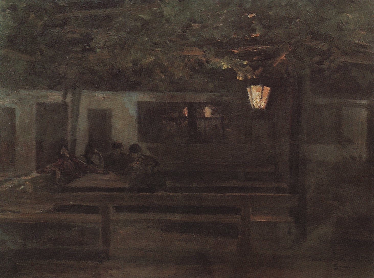 Коровин К.. В испанской таверне. 1888