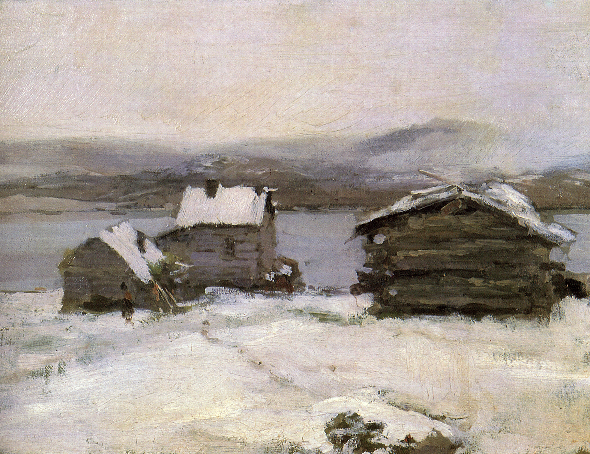 Коровин К.. Зима в Лапландии. 1894