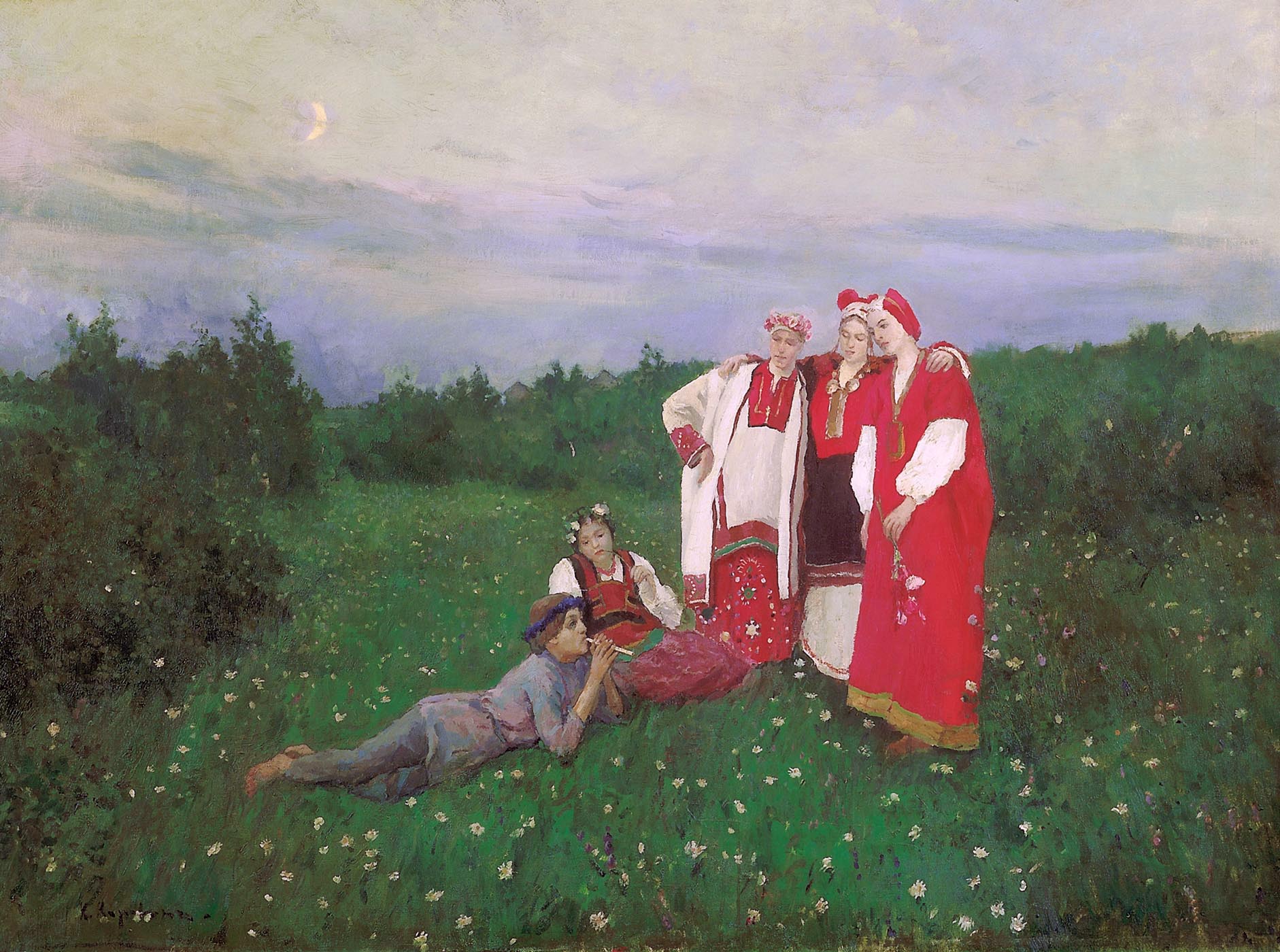 Коровин К.. Северная идиллия. 1886