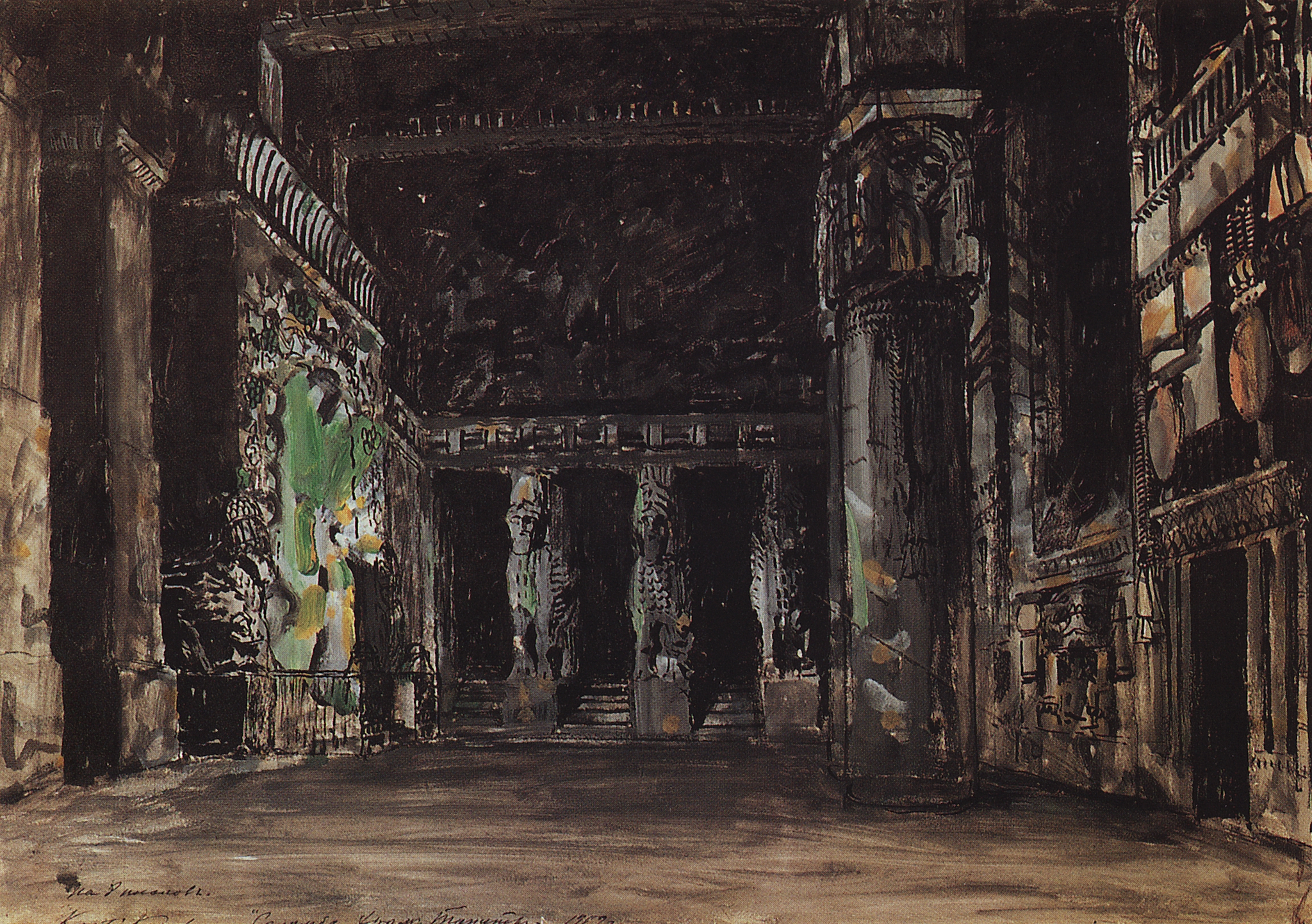 Коровин К.. Храм Танит. 1909