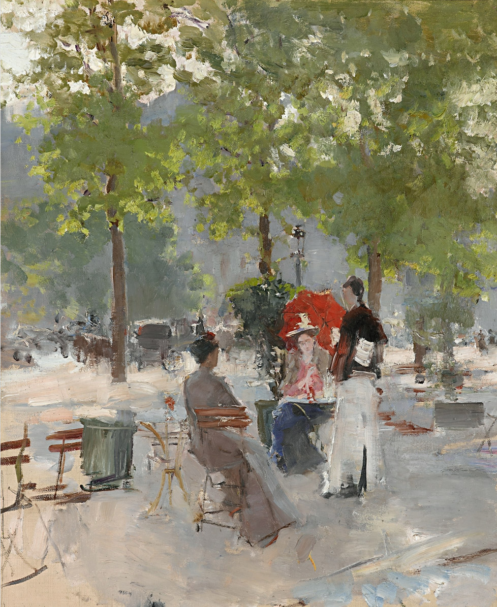 Коровин К.. Парижское кафе. Вторая половина 1890-х
