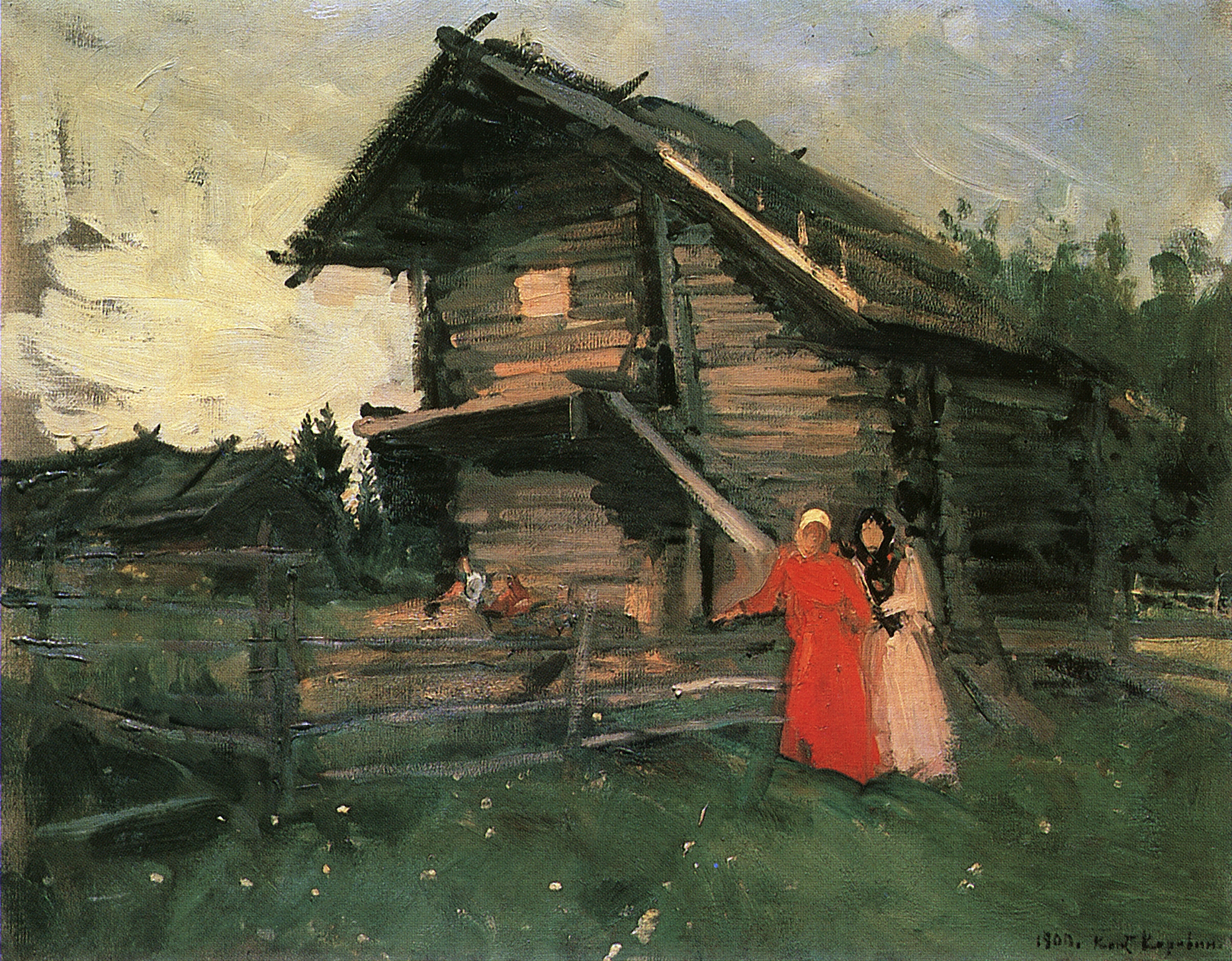 Коровин К.. Сарай. 1900