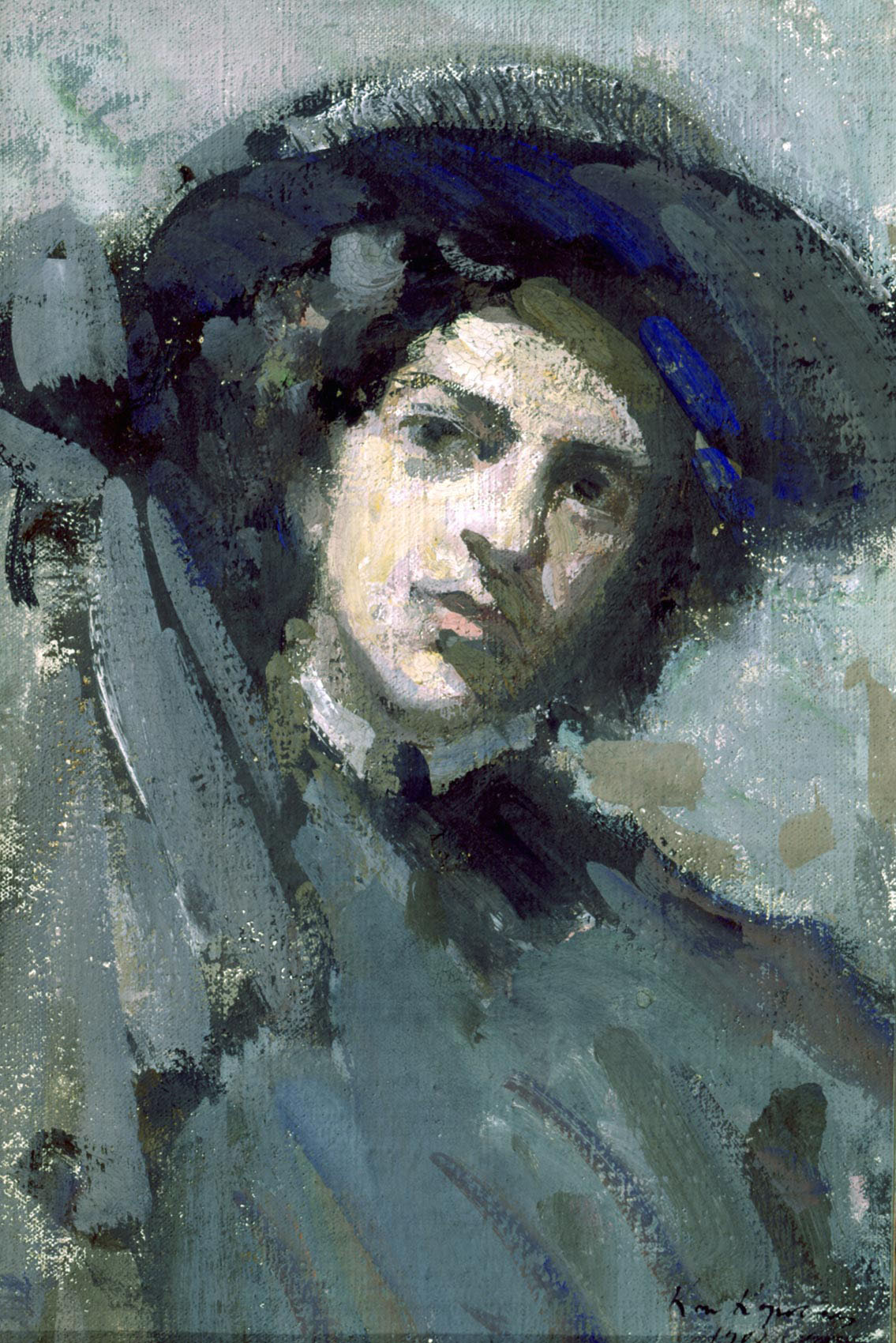 Коровин К.. Портрет Н.И.Комаровской. 1908