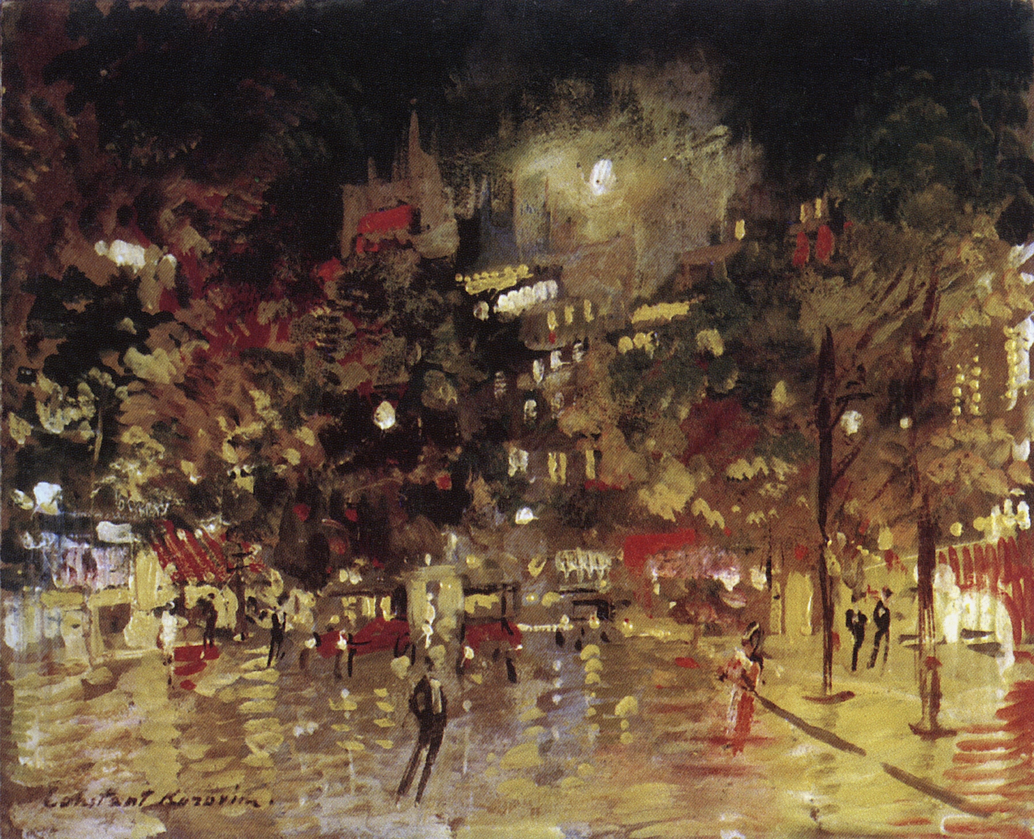 Коровин К.. Ночной Париж. 1920-е