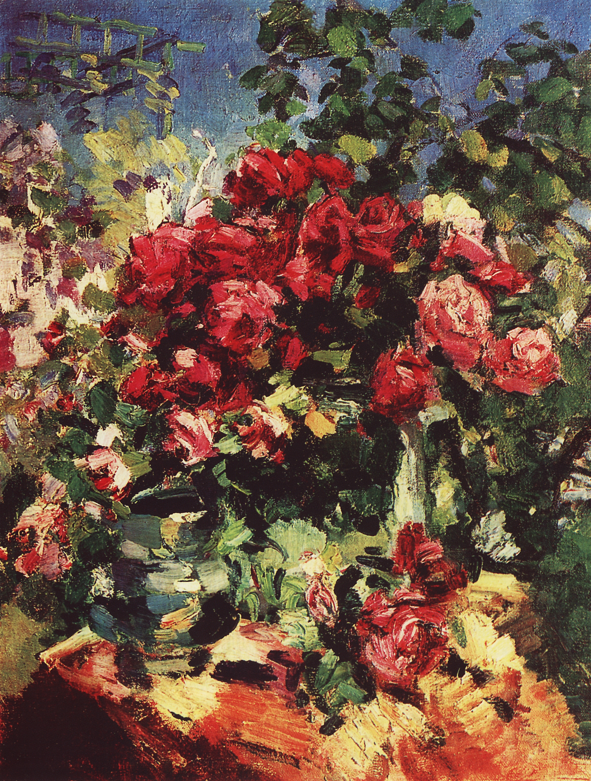 Коровин К.. Розы. 1917