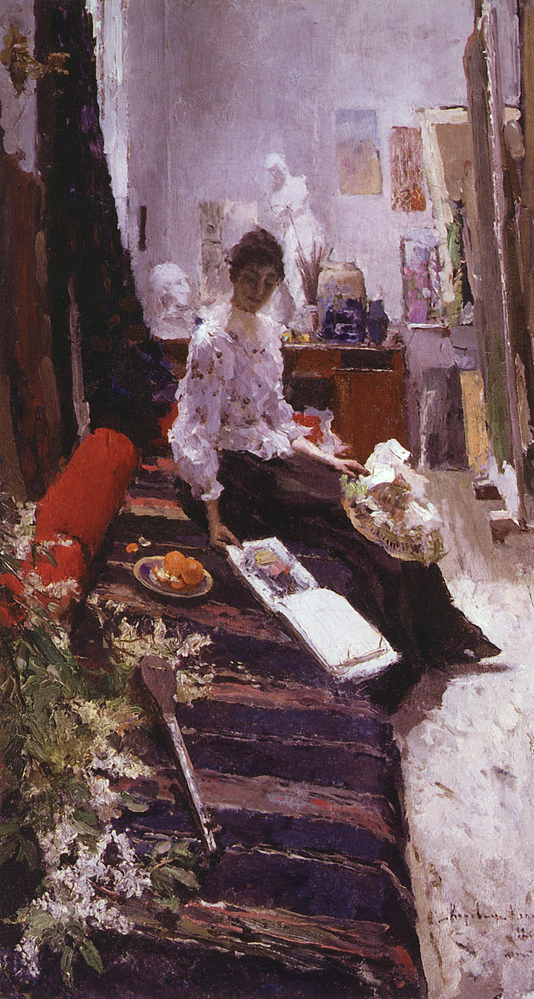 Коровин К.. В мастерской художника. 1892