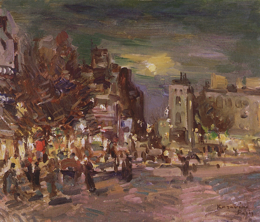 Коровин К.. Парижский бульвар. 1911