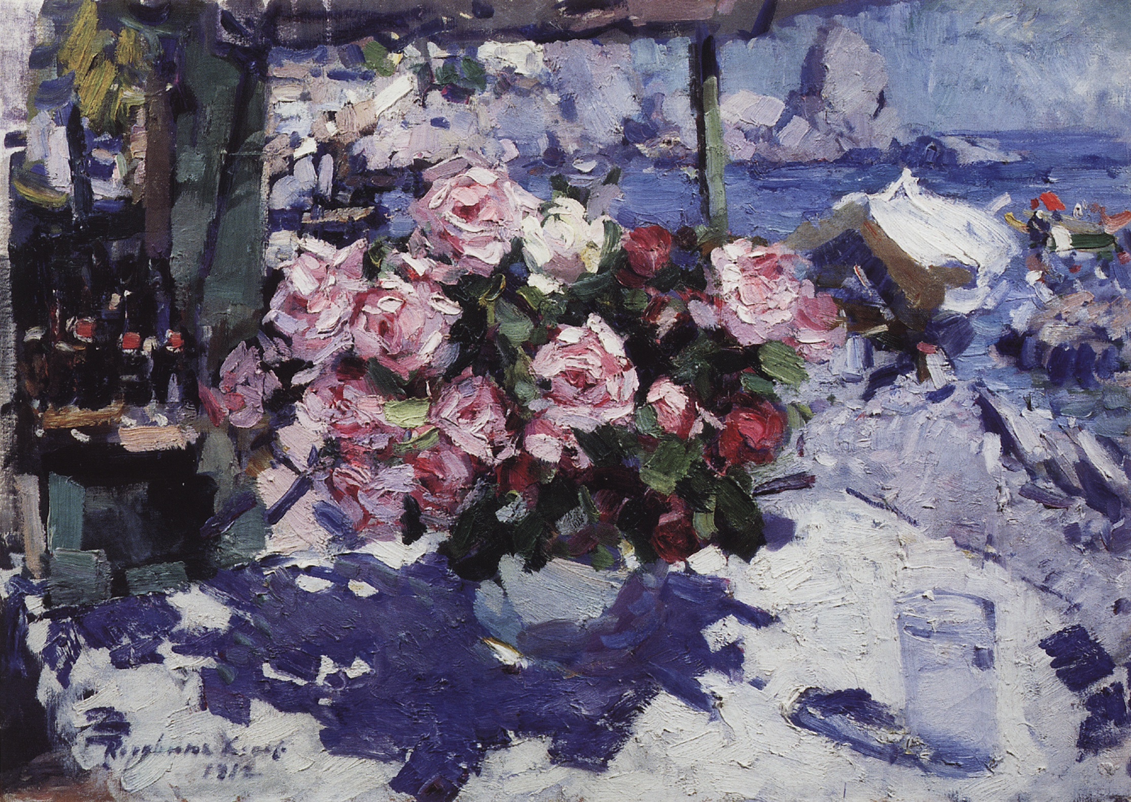 Коровин К.. Розы. 1912