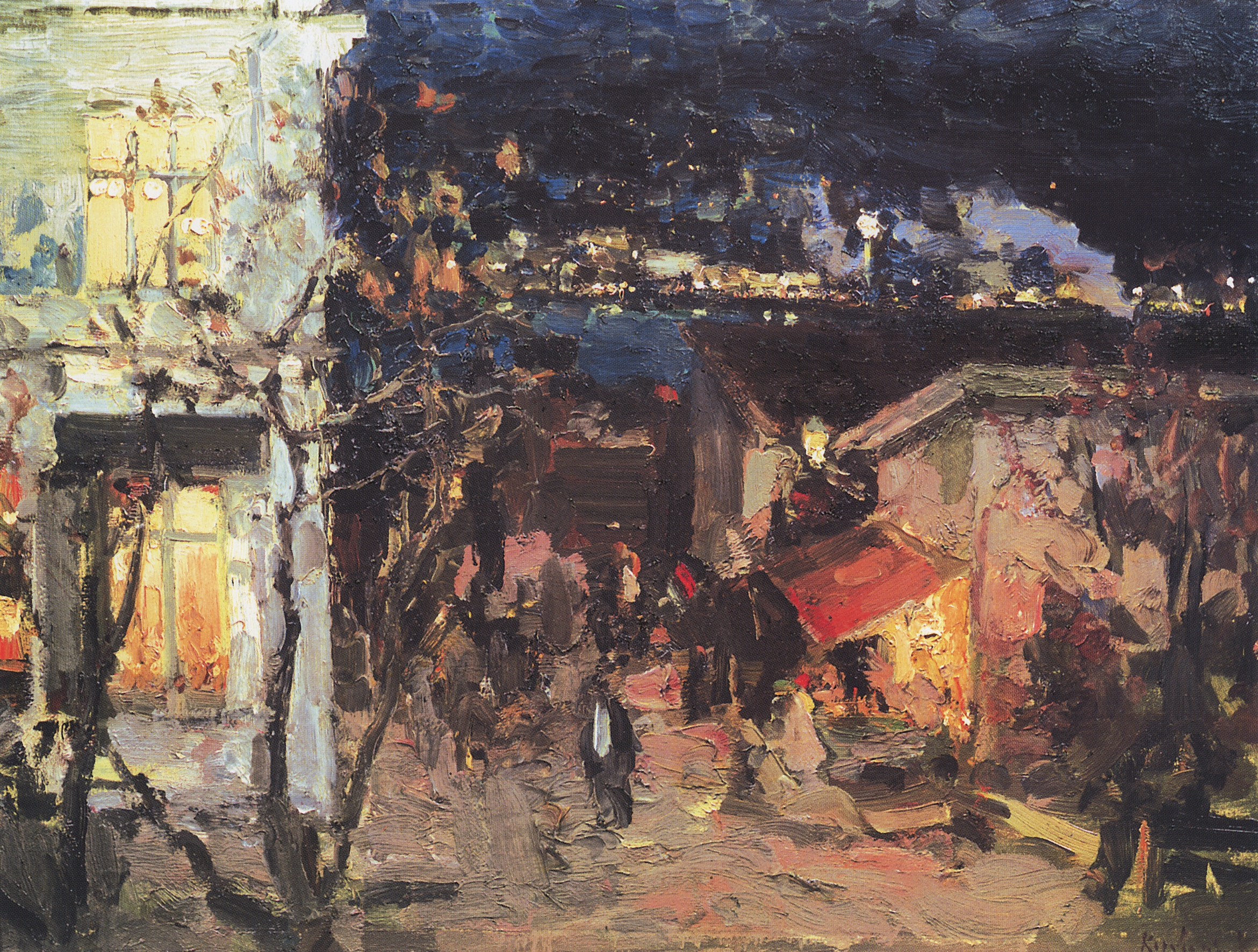 Коровин К.. Ялта ночью. 1905