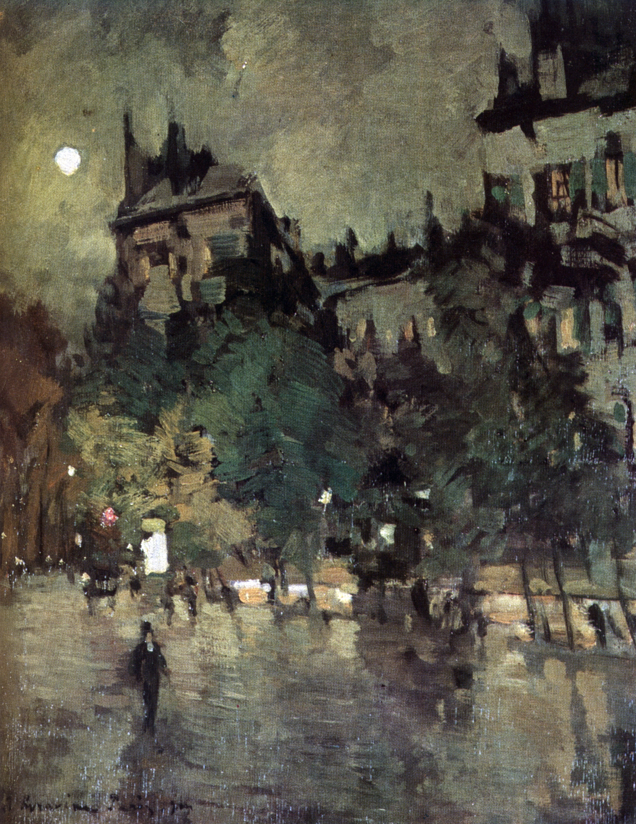 Коровин К.. Париж после дождя. 1900