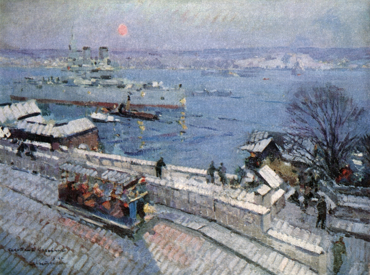 Коровин К.. Севастополь зимой. 1916