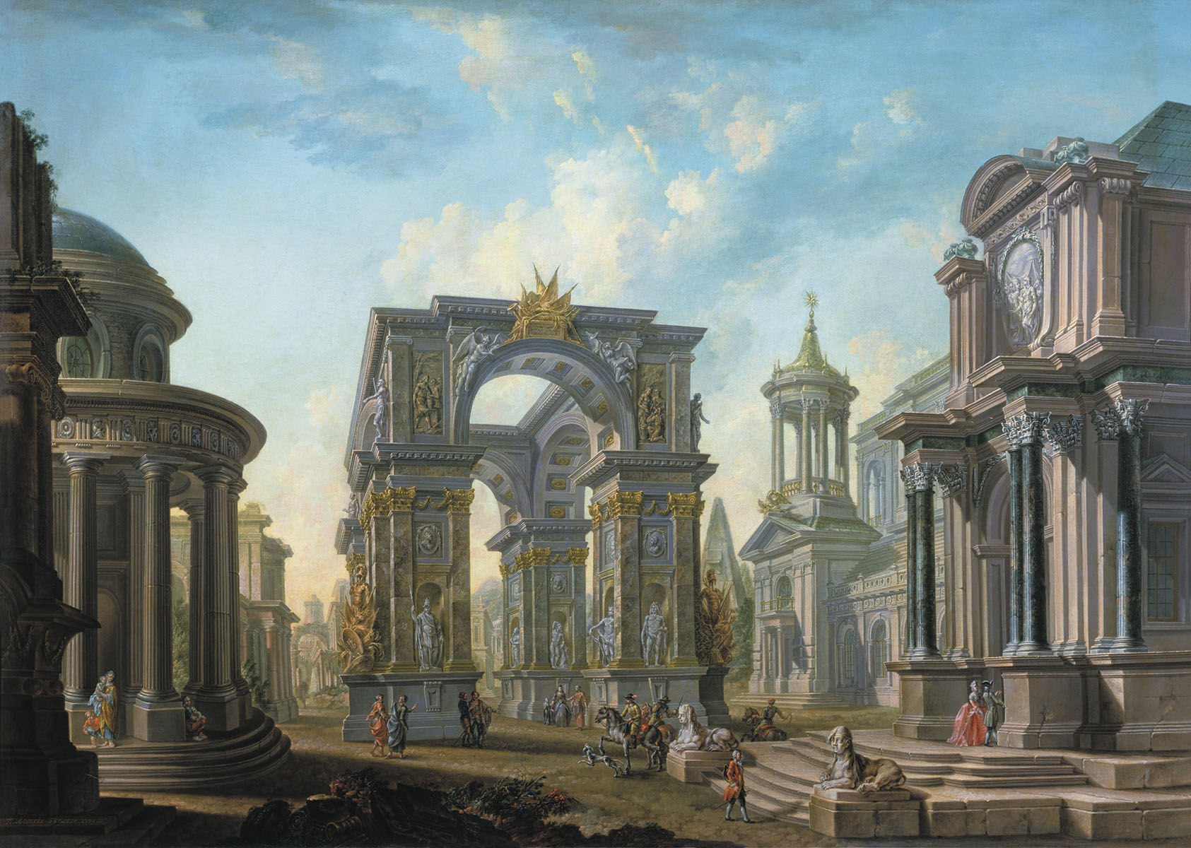 Бельский А.. Архитектурный вид. 1789