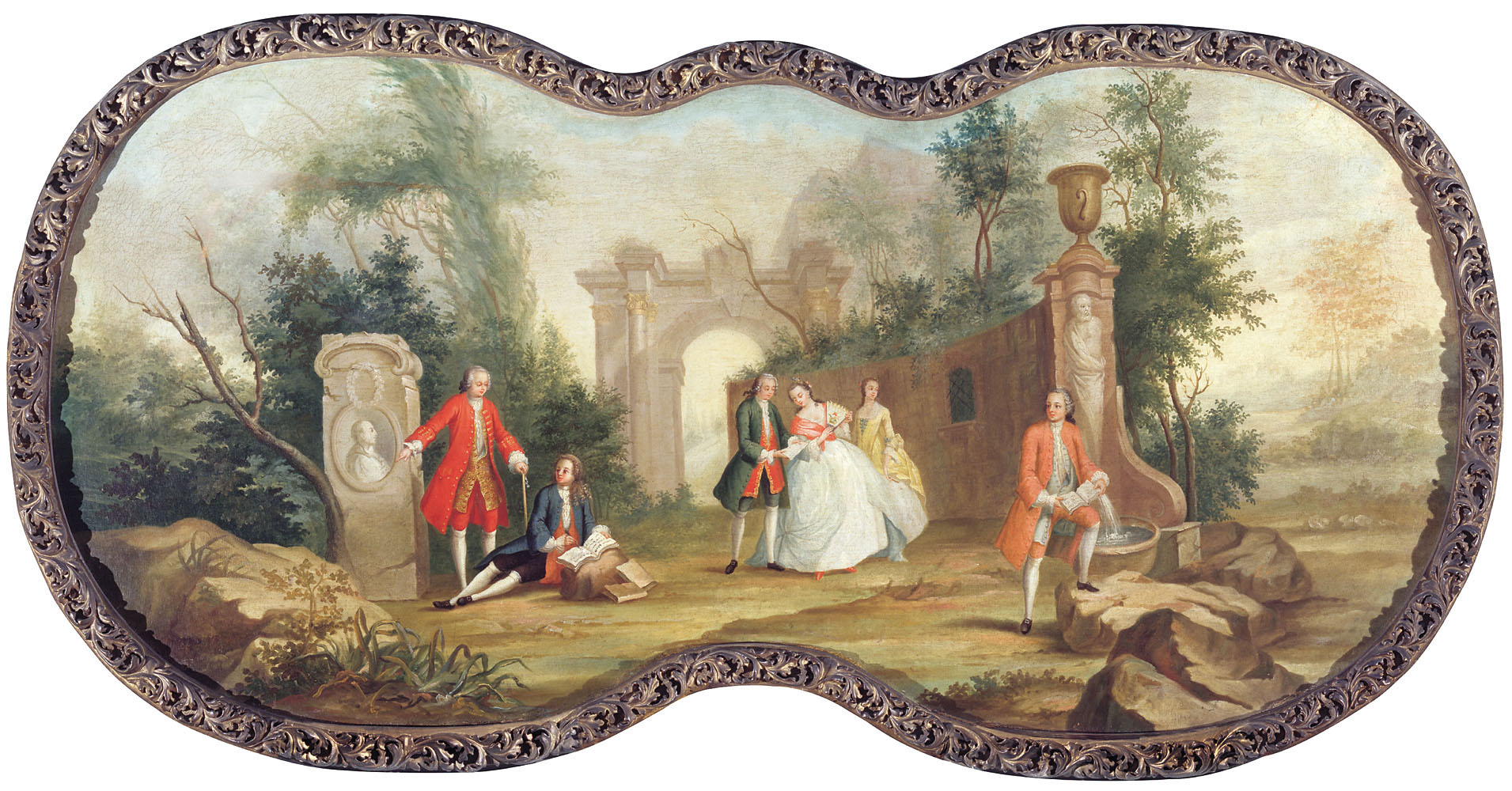 Суходольский Б.. Прогулка. 1754