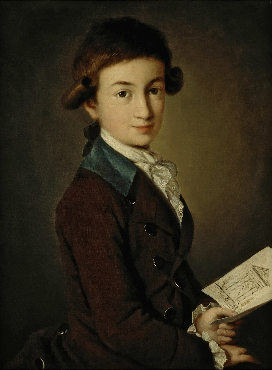 Христинек. Портрет мальчика. 1781