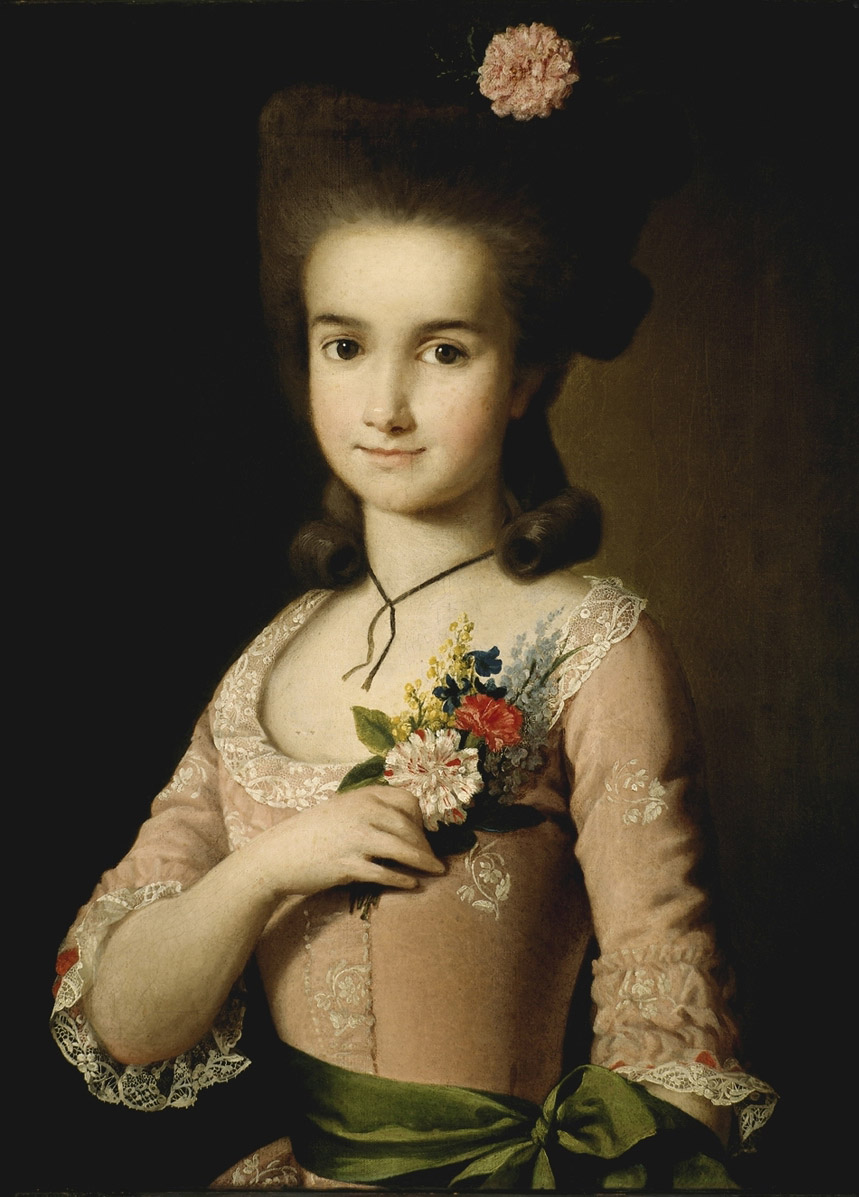 Христинек. Портрет девочки. 1781