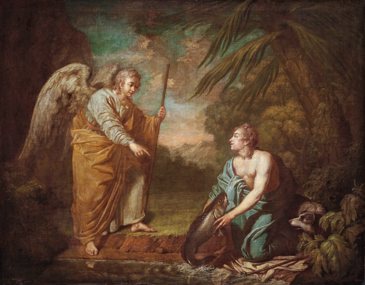Лосенко. Товий с ангелом. Между 1753 - 1758