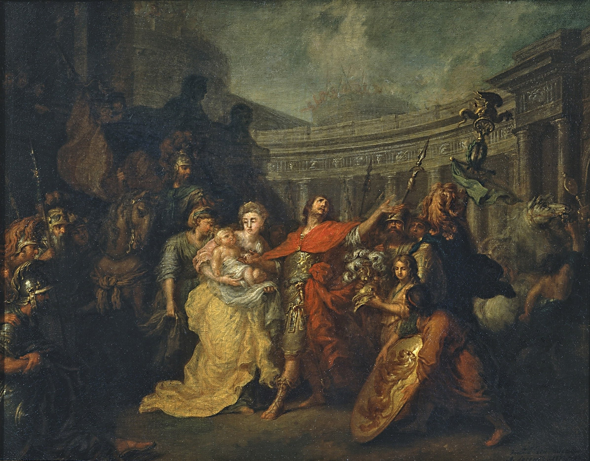 Лосенко. Прощание Гектора с Андромахой. 1773