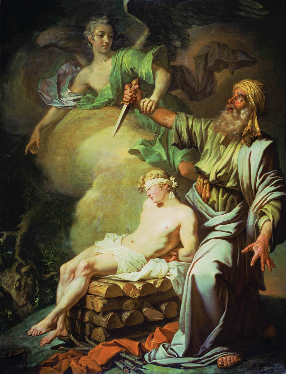 Лосенко. Авраам приносит в жертву сына своего Исаака. 1765