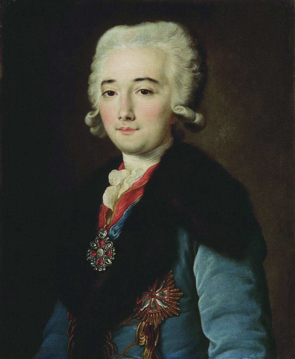 Шибанов. Портрет графа А.М. Дмитриева-Мамонова. 1787