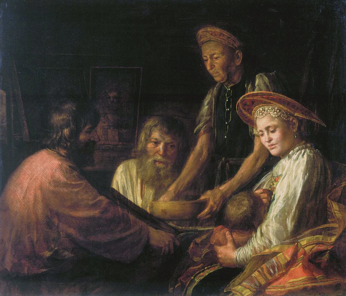 Шибанов. Крестьянский обед. 1774