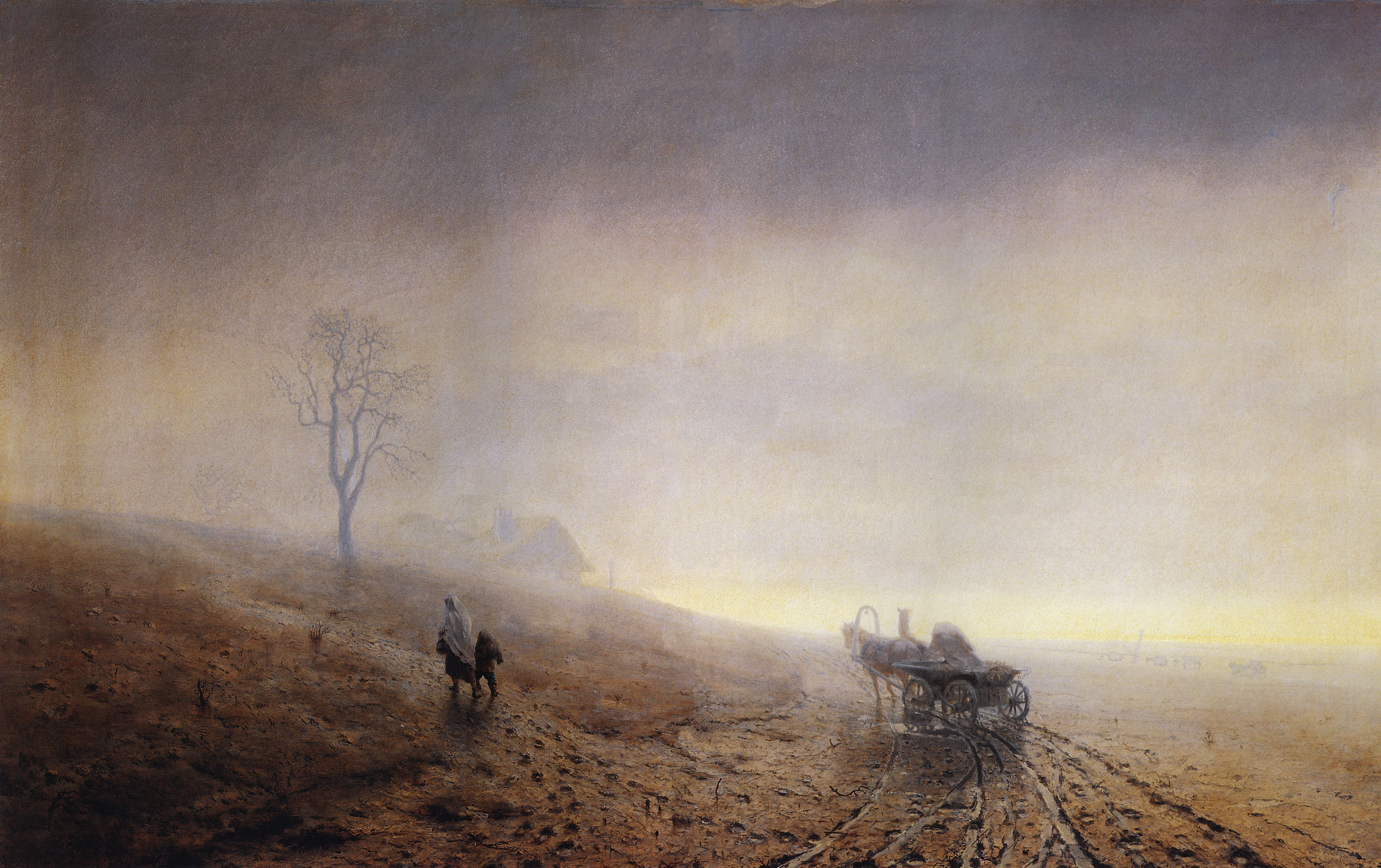 Куинджи. Осенняя распутица. 1872