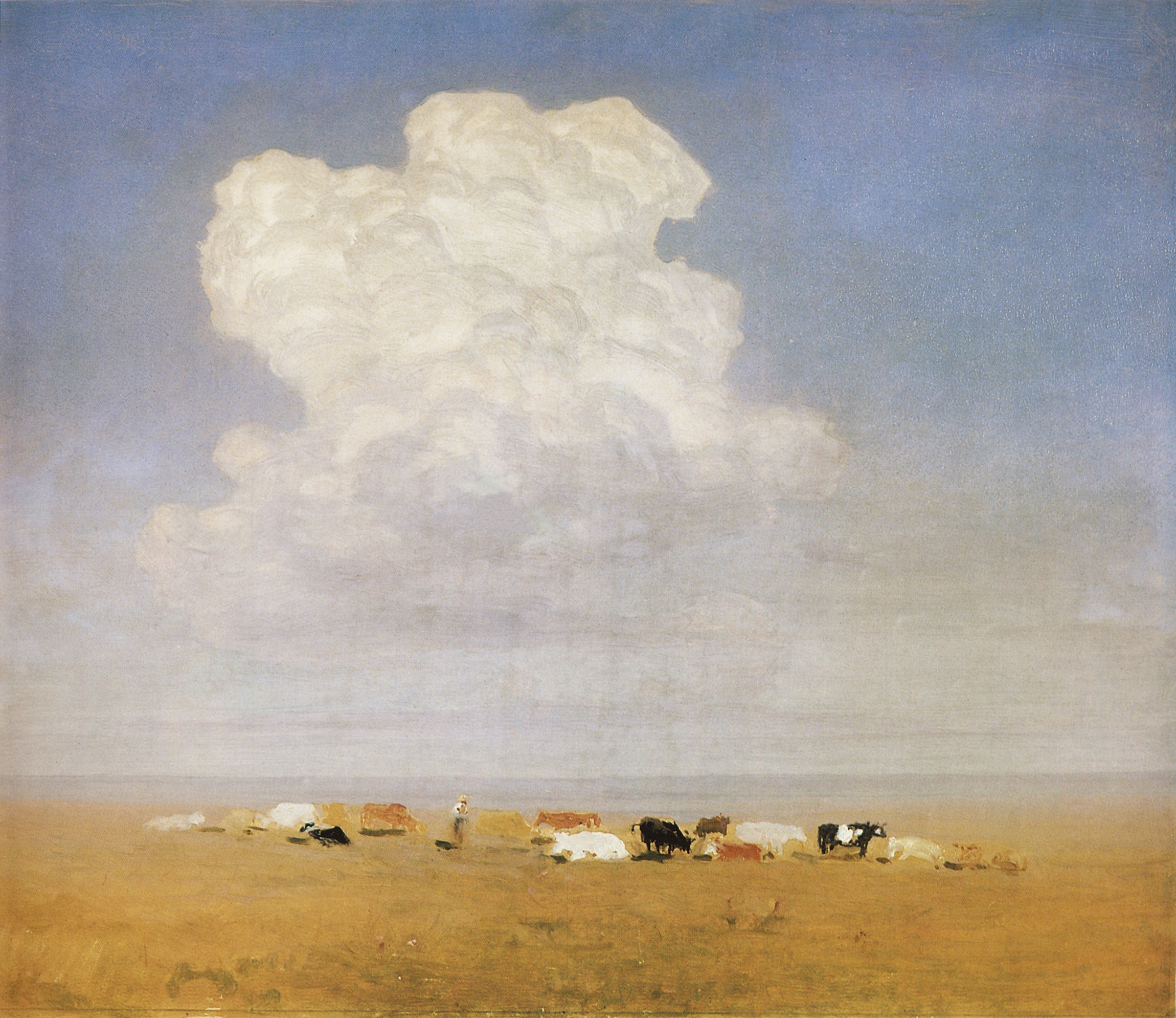 Куинджи. Полдень. Стадо в степи. 1890-1895