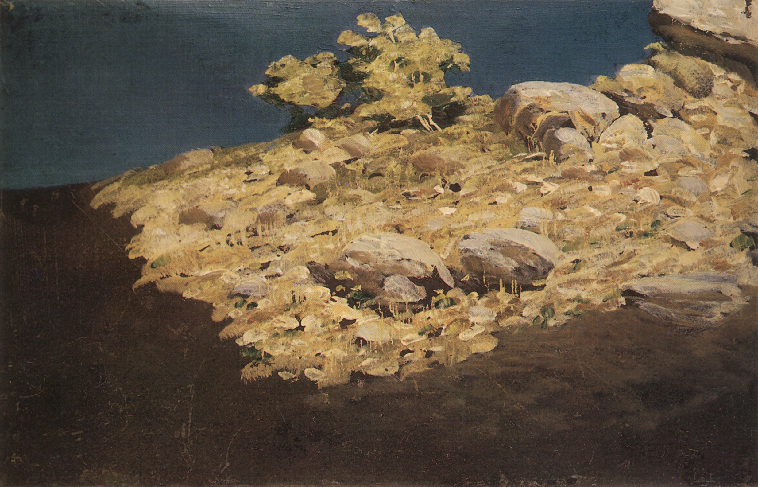 Куинджи. Горный склон. Крым. 1885-1890