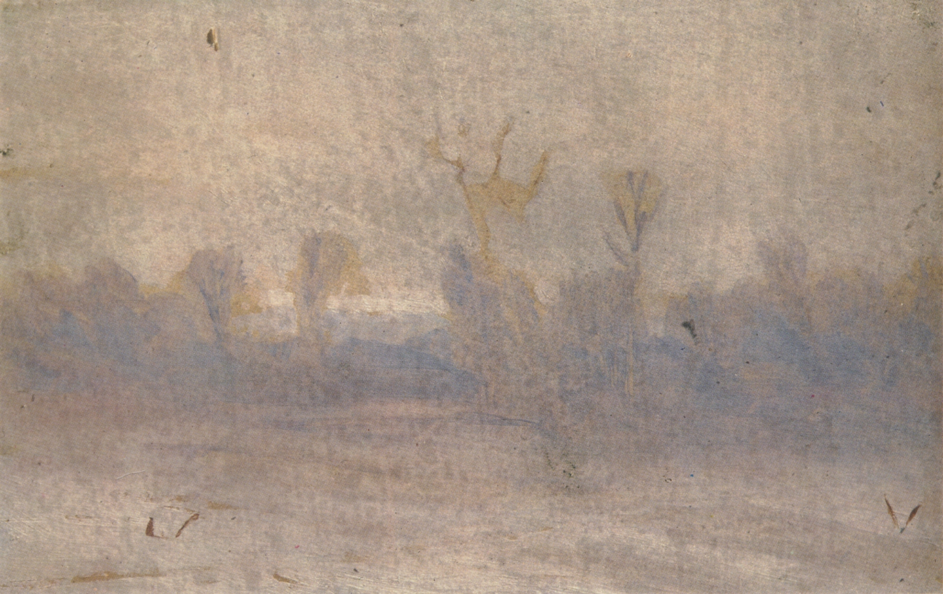 Куинджи. Зима. Туман. 1890-1895