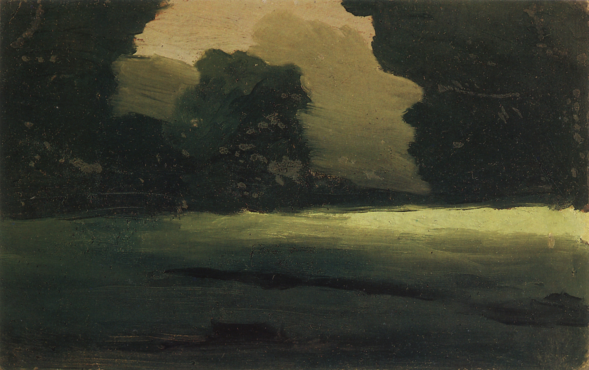 Куинджи. Поляна в лесу. Туман. 1898-1908
