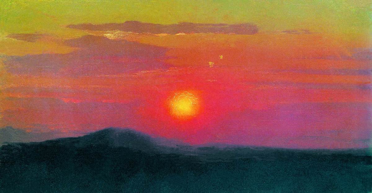 Куинджи. Красный закат. 1890-1895