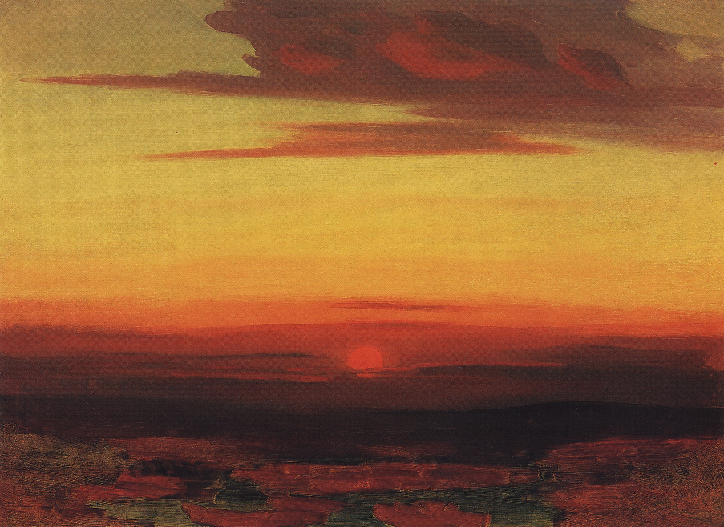 Куинджи. Закат. 1890-1895