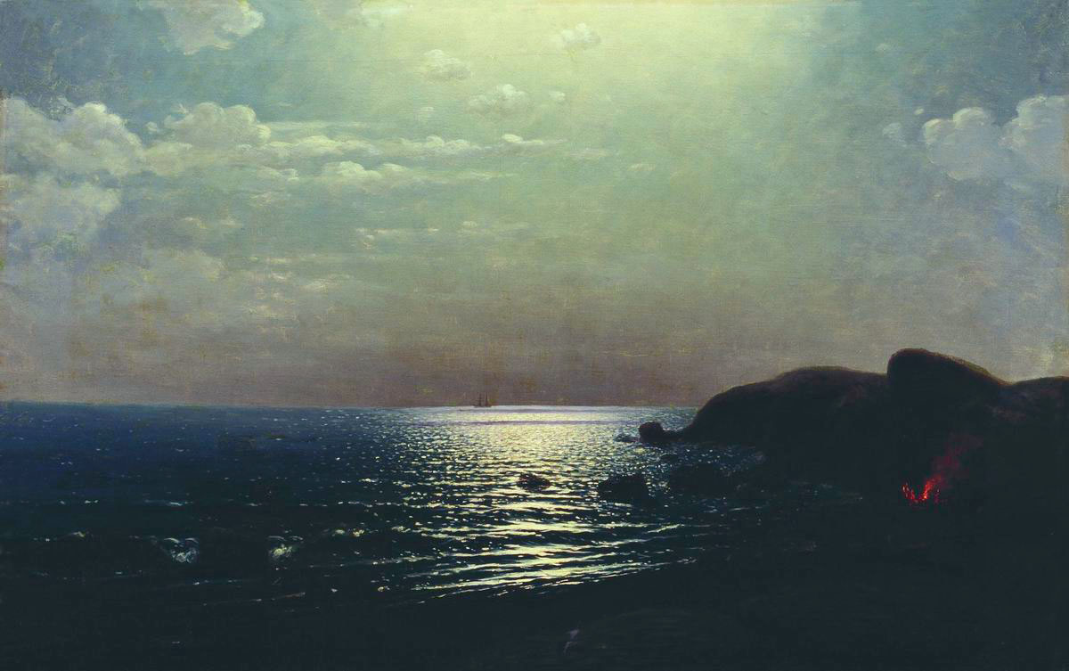 Куинджи. Лов рыбы на Черном море. 1900